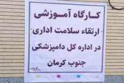 برگزاری دوره آموزشی " ارتقاء سلامت اداری" در اداره کل دامپزشکی جنوب کرمان  