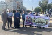 حضور پرشور کارکنان اداره کل دامپزشکی جنوب کرمان در راهپیمایی روز ١٣ آبان