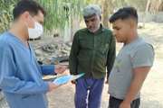 اجرای طرح خدمات همزمان دامپزشکی در روستاهای طوهان و دشت کوچ شهرستان جیرفت