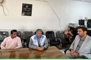 دیدار رئیس حوزه قضایی جازموریان با رئیس اداره دامپزشکی