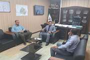 دیدار رئیس اداره دامپزشکی شهرستان کهنوج با شهردار