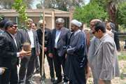 .. آیین کاشت نهال به‌مناسبت میلاد حضرت فاطمه معصومه(س)، روز دختر و گرامیداشت شهدای مدرسه شجره طیبه میناب