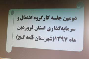 حضور مدیر کل دامپزشکی جنوب کرمان در جلسه کار گروه اشتغال استان در شهرستان قلعه گنج