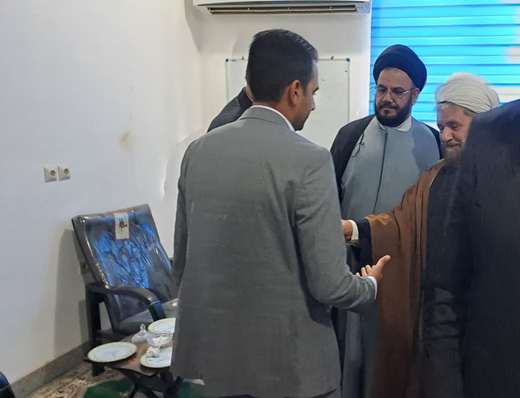 دیدار با آیت الله تارم امام جمعه جیرفت
