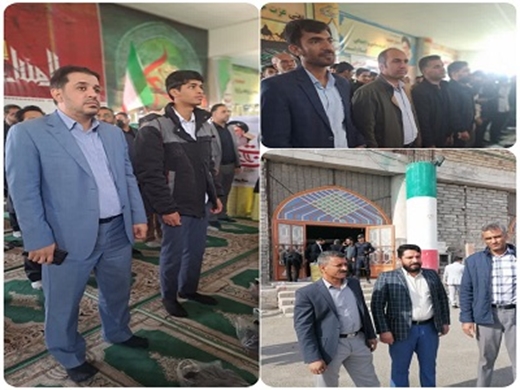 حضور مدیرکل و کارکنان اداره کل دامپزشکی در همایش نهم دی(روز بصیرت)