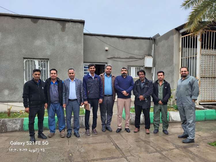بازدید مسئولان حراست اداره‌کل دامپزشکی جنوب کرمان از اداره دامپزشکی شهرستان عنبرآباد