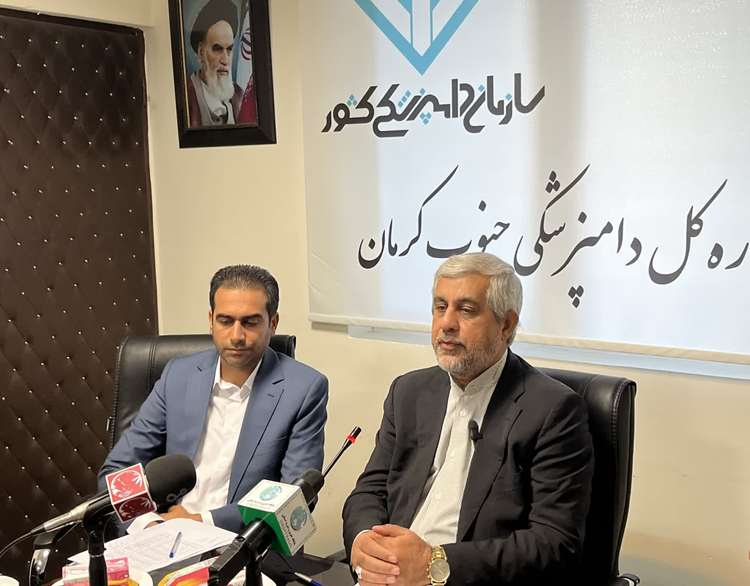 دیدار نماینده مردم شریف جیرفت و عنبرآباد در مجلس شورای اسلامی با مدیرکل دامپزشکی جنوب کرمان