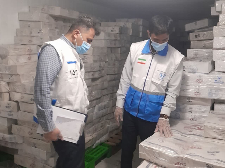 بازدید از کشتارگاه و مراکز عرضه فرآورده‌های خام دامی شهرستان عنبرآباد